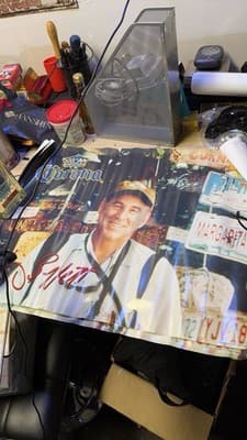 Vintage Corona Beer Bar Poster Man Photo Large Wall Decor USA Import