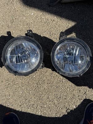 OEM Jeep Wrangler JL Halogen Headlights Pair L+R 55112872AG 55112873AG