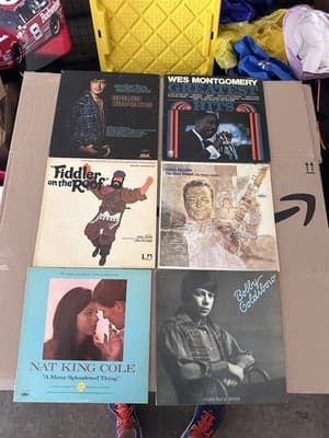 Lot of 6 Vintage Vinyl LP Records Jazz Pop Soundtrack Musical Vocal Albums