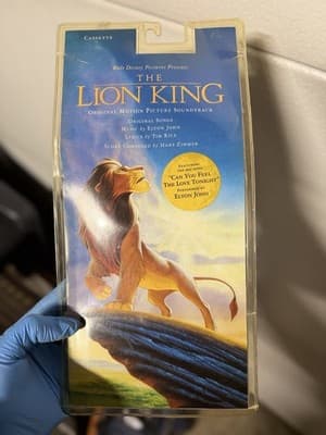 Lion King Sealed NEW Long Box Cassette Tape Elton John Disney