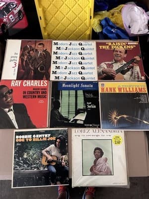 Lot of 8 Vintage Vinyl LP Records Jazz Country Soul Classical Blues Vocal - Thumbnail 2