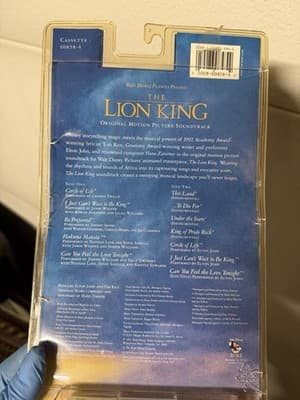 Lion King Sealed NEW Long Box Cassette Tape Elton John Disney - Thumbnail 4