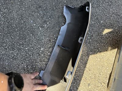 OEM Toyota Highlander Rear Bumper Cover Trim Set 2014–2019 Silver - Thumbnail 11