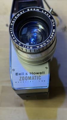 Bell & Howell Zoomatic Director Series 8mm Movie Camera Untested - Thumbnail 6