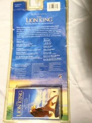 Lion King Sealed NEW Long Box Cassette Tape Elton John Disney - Thumbnail 5