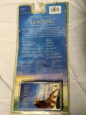Lion King Sealed NEW Long Box Cassette Tape Elton John Disney - Thumbnail 6