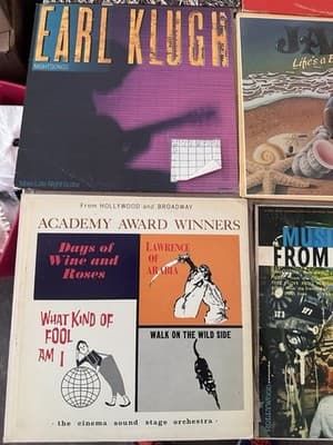 Lot of 10 Vintage Vinyl LP Records Jazz Pop Guitar Soundtrack Vocal Mixed - Thumbnail 3