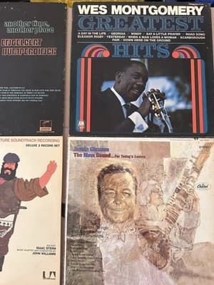 Lot of 6 Vintage Vinyl LP Records Jazz Pop Soundtrack Musical Vocal Albums - Thumbnail 2