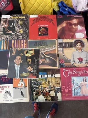 Lot of 10 Vintage Vinyl LP Records Jazz Pop Guitar Soundtrack Vocal Mixed