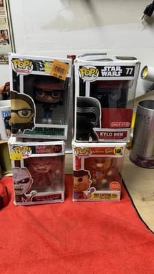 Funko Pop! Vinyl Figures – Lot of 4 (Mixed Collection)