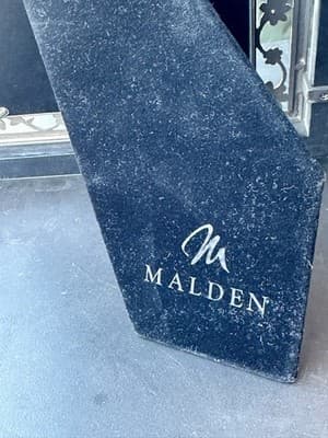 Malden 5x7 Photo Frame Prairie Gardens Floral Metal Silver Black Tabletop - Thumbnail 4
