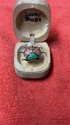 Lucky Bugs Wooden Box with Ladybug Figurine | Handcrafted Trinket Box - Thumbnail 5