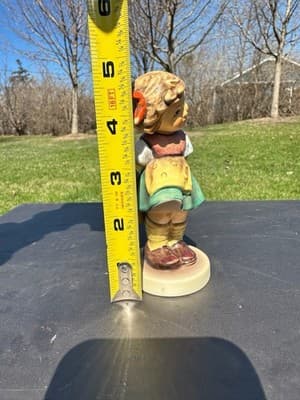 Goebel Hummel Girl Figurine #377 Vintage Germany 5” - Thumbnail 6