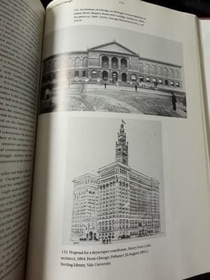 Constructing Chicago by Daniel Bluestone Hardcover Architecture History Book - Thumbnail 6
