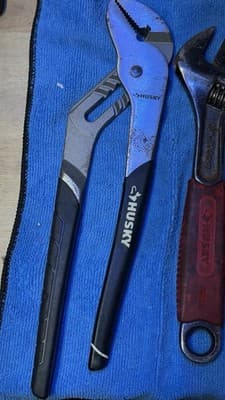 Husky & Pittsburgh Tool Lot: Pliers, 10” Adjustable, 14-19mm & 5/8 Wrenches - Thumbnail 10