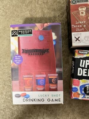 Drinking Games Party Set – Shot Games, Tic Tac Toe, Debate Game – 4 Games Bundle - Thumbnail 2