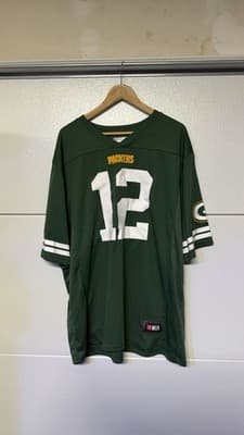 Aaron Rodgers #12 Green Bay Packers NFL Jersey Mens 2XL Team Apparel
