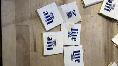 Miller Lite Golf Tees Matchbook Holder Promo - Set of 4 Tees Vintage - Thumbnail 9
