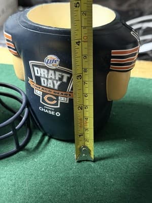 Chicago Bears Riddell Mini Football Helmet & Draft Day 2006 Mug Set - Thumbnail 4