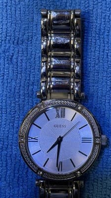 GUESS Women’s Silver Tone Quartz Watch U063GL3 Stainless Steel