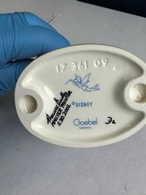 Goebel Disney Sorcerer Mickey Figurine Fantasia Germany Porcelain Signed - Thumbnail 4