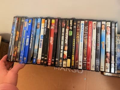 Huge DVD Movie Lot 30+ Discs Horror Action Comedy Drama Elvis Mad Max Grease