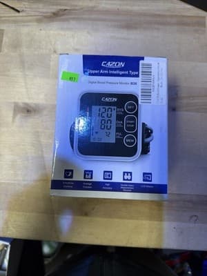 CAZON B26 Upper Arm Digital Blood Pressure Monitor w/ Cuff USB Cable Box - Thumbnail 6