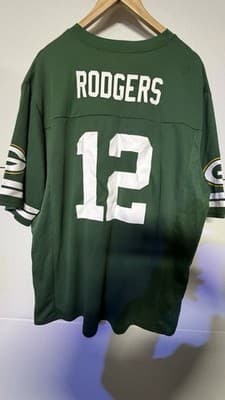 Aaron Rodgers #12 Green Bay Packers NFL Jersey Mens 2XL Team Apparel - Thumbnail 7