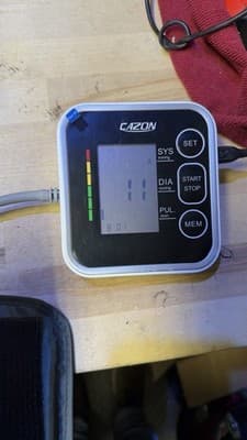 CAZON B26 Upper Arm Digital Blood Pressure Monitor w/ Cuff USB Cable Box - Thumbnail 10
