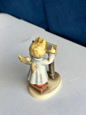 Goebel Hummel Angel Choir Figurine w Music Stand Germany Signed Vintage - Thumbnail 2