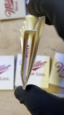 Miller High Life Beer Golf Tees Matchbook Holder Promo - Set of 5 - Thumbnail 8