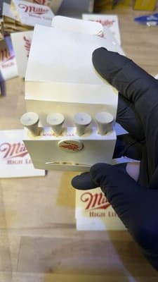Miller High Life Beer Golf Tees Matchbook Holder Promo - Set of 5 - Thumbnail 4