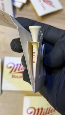 Miller High Life Beer Golf Tees Matchbook Holder Promo - Set of 5 - Thumbnail 7