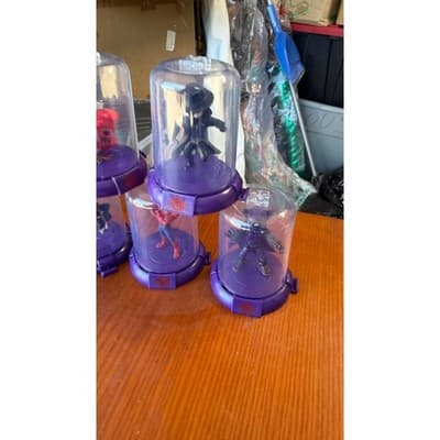 Marvel Spider-Man Into the Spider-Verse D-Stage Mini Figures Lot of 7 Domes - Thumbnail 10