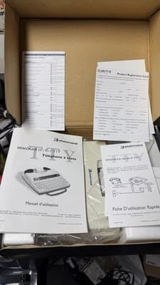 Ameriphone Dialogue III TTY Text Telephone w/ Box Manuals Vintage - Thumbnail 4