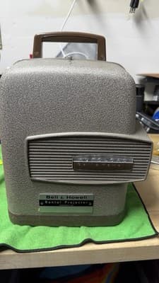 Bell & Howell Autoload 265A 8mm Film Projector Lamp Works Vintage - Thumbnail 2