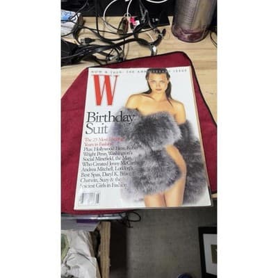 W Magazine August 1997 Birthday Suit Issue – Fashion Anniversary – READ