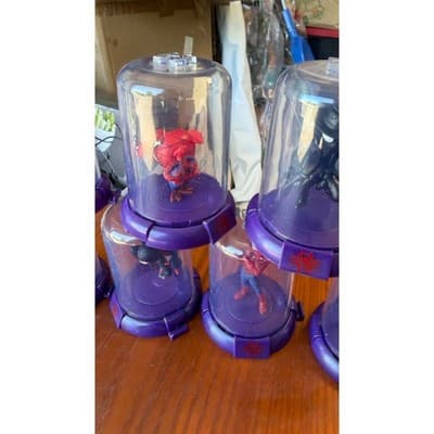 Marvel Spider-Man Into the Spider-Verse D-Stage Mini Figures Lot of 7 Domes - Thumbnail 6
