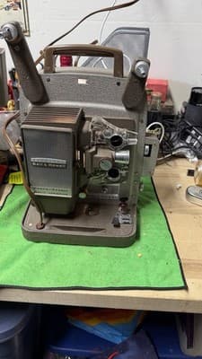Bell & Howell Autoload 265A 8mm Film Projector Lamp Works Vintage - Thumbnail 10