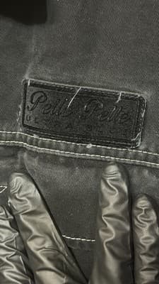 Pelle Pelle Ultra Blue Black Denim Jacket 4XL Vintage Hip Hop - Thumbnail 11