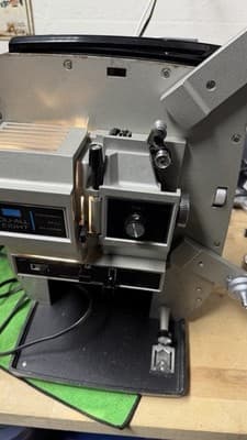 Vintage Sears Du-All Eight 8mm Film Projector w/ Case Movie Projector - Thumbnail 9