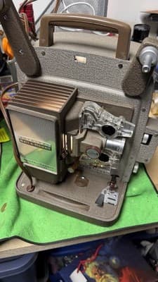 Bell & Howell Autoload 265A 8mm Film Projector Lamp Works Vintage - Thumbnail 19