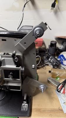 Vintage Sears Du-All Eight 8mm Film Projector w/ Case Movie Projector - Thumbnail 8