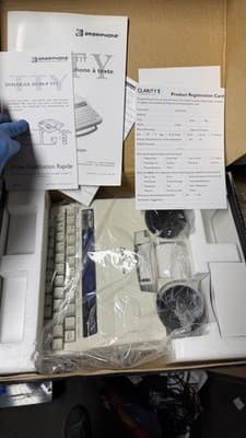 Ameriphone Dialogue III TTY Text Telephone w/ Box Manuals Vintage - Thumbnail 7