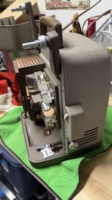 Bell & Howell Autoload 265A 8mm Film Projector Lamp Works Vintage - Thumbnail 18