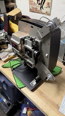 Vintage Sears Du-All Eight 8mm Film Projector w/ Case Movie Projector - Thumbnail 15