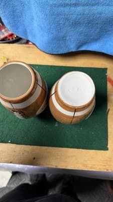 Hollywood Casino Football Ceramic Tumblers Set of 2 NFL Style - Thumbnail 10