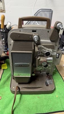 Bell & Howell Autoload 265A 8mm Film Projector Lamp Works Vintage - Thumbnail 6