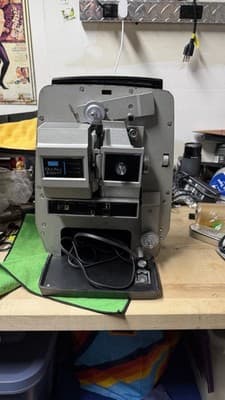 Vintage Sears Du-All Eight 8mm Film Projector w/ Case Movie Projector - Thumbnail 5