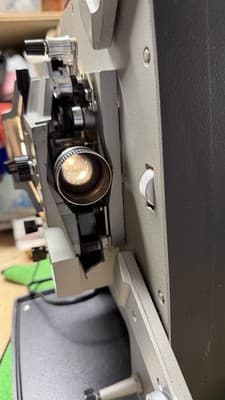 Vintage Sears Du-All Eight 8mm Film Projector w/ Case Movie Projector - Thumbnail 14